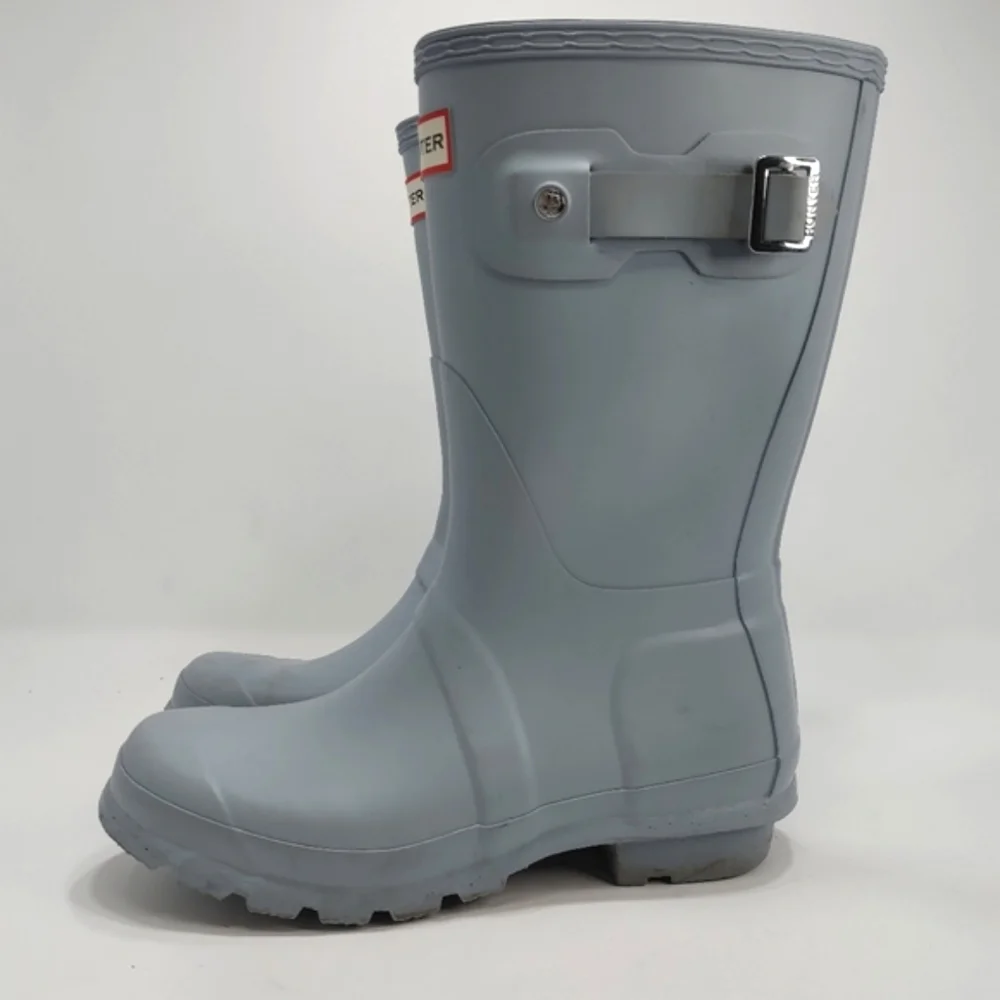 Hunter Women's Light Blue Classic Short Rain Boots